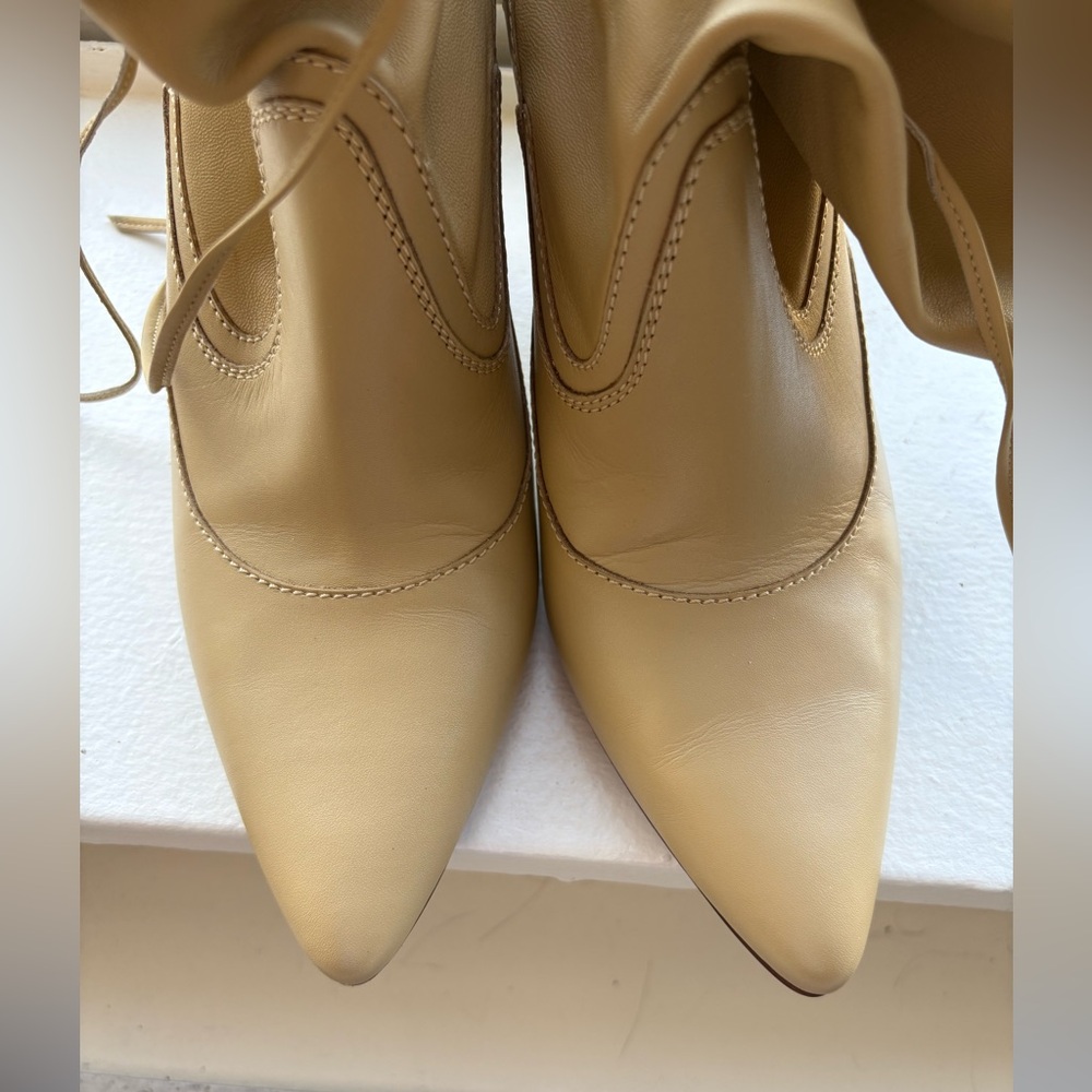 Zimmermann Tie-Detailed Leather Ankle Boots - Picture 8 of 12